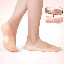 Anti - Crack Full Length Silicone Foot Protector Moisturizing Socks (1 Pair / Mix Size) - justgrabit.in | Just Grab It