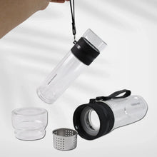 Outdoor Sport Glass Water Bottle With Steel Lid / 500 Ml Approx) - Justgrabit Inc.