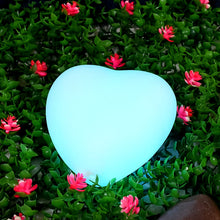 3D Heart Shape Moon Night Lamp with Plastic Stand (13 x12 Cm / 1 Pc) - justgrabit.in | Just Grab It
