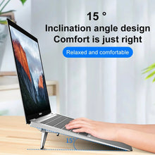 Mini Premium Metal Folding Portable Stand Compatible with Every Laptop, Keyboard and Tablet - justgrabit.in | Just Grab It