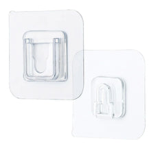 Transparent Adhesive Male Hook Used For Hanging Various Types Of Items (1Pc) - Justgrabit Inc.