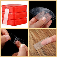 60 - Piece (Approx) – Double - Sided Transparent Adhesive Stickers - Justgrabit Inc.