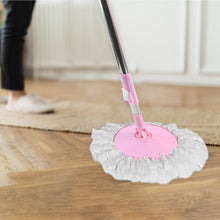 Stainless Steel 360° Rotating Mop with Microfiber Head & Adjustable Rod - justgrabit.in | Just Grab It