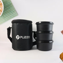 Insulated Stainless Steel Tiffin Lunch Box Set with Carry Bag (1 Set) - justgrabit.in | Just Grab It