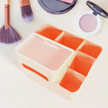 6 - Compartment Desk Organizer – Multi - Function Storage for Tissue, Stationery, Remote & Mobile (Home/Office) - Justgrabit Inc.