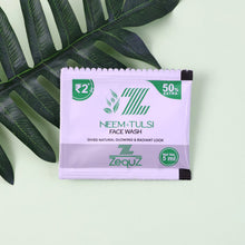 Zequz Neem & Tulsi Herbal Face Wash Sachet (5 ML / 1 Pc) - justgrabit.in | Just Grab It