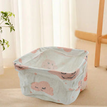 Small Foldable Storage Boxes Cubes Container Organizer Baskets Fabric Drawers Bedroom, Closet, Toys, Thick Cloth Shimmer, Home Decor Organizers Bag for Adult Makeup, Baby Toys liners, Books - Justgrabit Inc.
