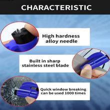 2 - in - 1 Emergency Safety Cutter – Keychain Tool for Glass Breaking & Seatbelt Cutting, Portable & Handy - Justgrabit Inc.