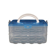 Double Layer Premium 48 Grid Egg Storage Box for Egg Storage Container - justgrabit.in | Just Grab It