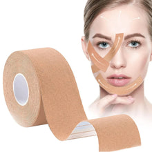 Face Lifting Tape, Myofascial Face Tightening Tape, 2.5 cm x 5 m Approx (1 Pc) - justgrabit.in | Just Grab It