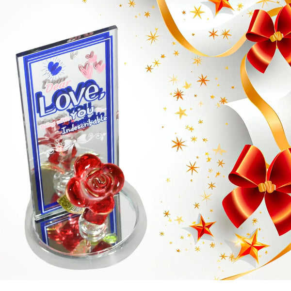 Lovely Rose Showpiece – Romantic Gift Set for All Occasions (1 Pc) - Justgrabit Inc.