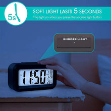 Digital LCD Alarm Clock with Backlight (1 Pc) - Justgrabit Inc.