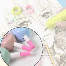 Electric Eraser Kit – Battery Operated with 10 Refills for Drawing & Sketching (Mix Design / Battery Not Included) - Justgrabit Inc.
