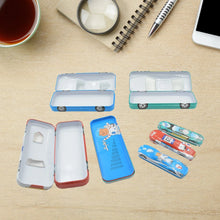 Car - Shaped Metal Compass Box (1 Pc): Pencil Case for Kids, Stationery - Justgrabit Inc.