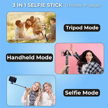 Selfie Stick with Tripod Stand (1 Pc / 160 Cm Long Approx) - Justgrabit Inc.