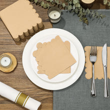Disposable Scalloped Edge Tissue Napkins Set (120 Pc) - justgrabit.in | Just Grab It