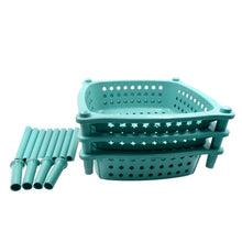 3 layer round Kitchen Trolley Basket ( MOQ : - 6 Pc) - Justgrabit Inc.