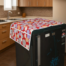 Refrigerator Top Cover with Side Pockets (100x60 Cm / 1 Pc) - justgrabit.in | Just Grab It