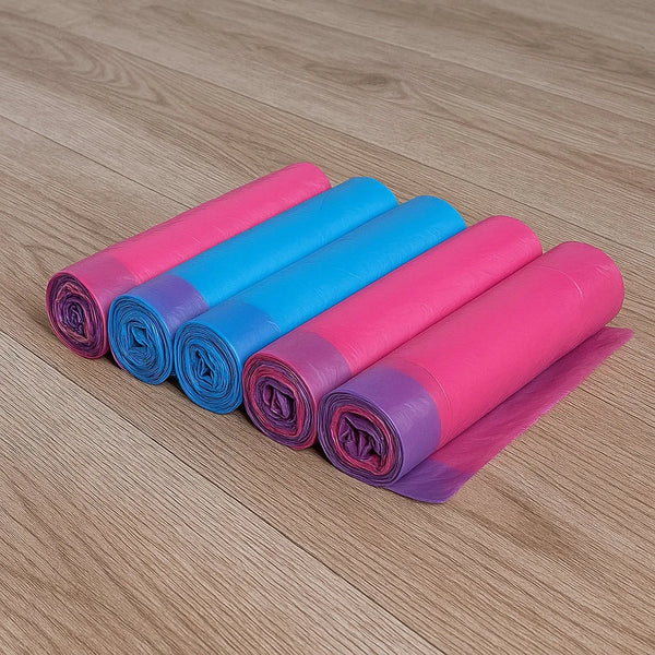 Biodegradable Garbage Bag Rolls 45x50 cm (5 Pc) - justgrabit.in | Just Grab It