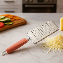Supermom Stainless Steel Multipurpose Vegetable and Cheese Grater with Soft Grip Handle (1 Pc) - justgrabit.in | Just Grab It