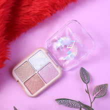 4 - in - 1 Shimmer Highlighter & Illuminator Palette (12 GM / 1 Pc) - justgrabit.in | Just Grab It