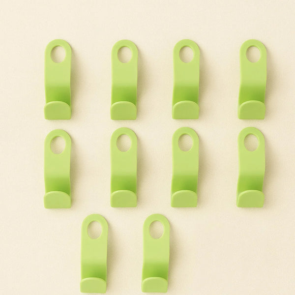 Multipurpose Plastic Hanger Hooks (10 Pc) - Justgrabit Inc.