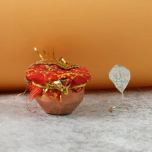 vastu Kalash Pooja Decorative Copper - Style Kalash - (1 set) - justgrabit.in | Just Grab It