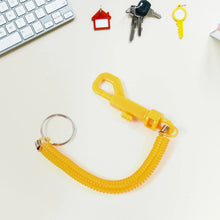 Coiled Retractable Keychain - (1 Pc) - justgrabit.in | Just Grab It