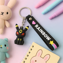 Cute Cartoon Silicone 3D Key Chain with Metal Hook & Strap (Pack of 1 / Mix Design) - justgrabit.in | Just Grab It