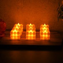 Decorative LED Bubble Candles (9 Pc / Set) - justgrabit.in | Just Grab It