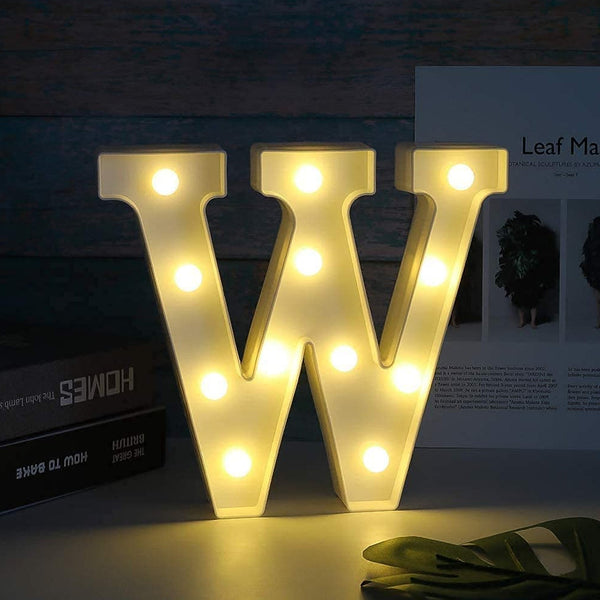 W Shaped LED Decorative Night Light (1 Pc) - justgrabit.in | Just Grab It