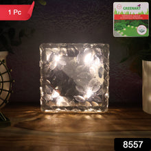 Solar Ice Cube Garden Light for Pathways & Christmas Decor - justgrabit.in | Just Grab It