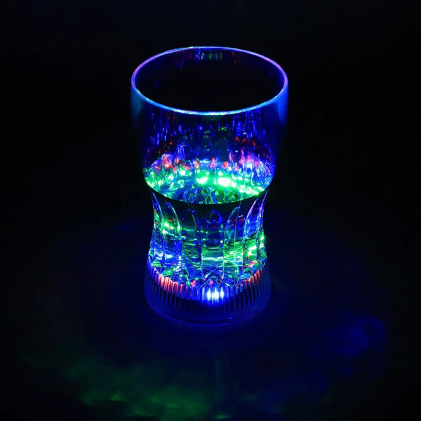 Plastic Fancy LED Light Glass 200 ML (1 Pc) - Justgrabit Inc.