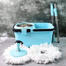 360° Spin Mop with Super Absorbent Microfiber Heads (1 Set) - Justgrabit Inc.