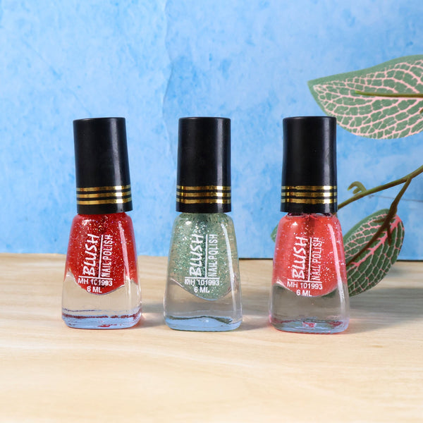 Blush Jari Mini Nail Polish (Mix Color / 6 ML / 1 Pc) - justgrabit.in | Just Grab It