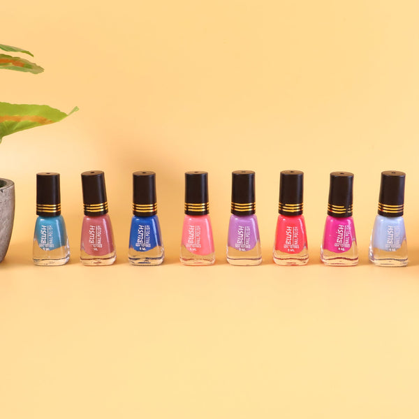 Blush Matt Mini Nail Polish (Mix Color / 6 ML / 1 Pc) - justgrabit.in | Just Grab It