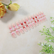 Elegant Nude Glossy Artificial Nail Tips fake nails (24 Pc Set) - justgrabit.in | Just Grab It