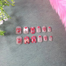 Premium Artificial False Nail Set with Mix Design fake nails - (Set) - justgrabit.in | Just Grab It