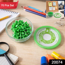Heavy - Duty Plastic Head Push Pins Set (70 Pcs Set) - justgrabit.in | Just Grab It