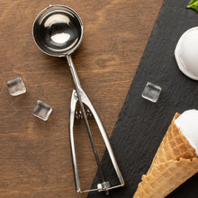 Premium Stainless Steel Ice Cream Scoop with Trigger Release –Approx 70 ML Capacity - Justgrabit Inc.