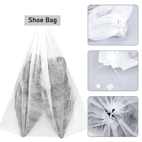 Non - Woven Drawstring Shoe Storage Bag (48 x 31 cm / 1 Pc) - justgrabit.in | Just Grab It
