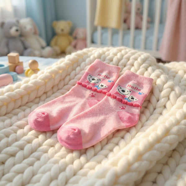 Kids Soft Ankle Socks (1 Pair) - justgrabit.in | Just Grab It