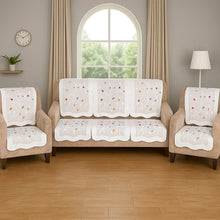 Elegant Leaf - Pattern Sofa Runner - (Set / 230x28 Inch) - justgrabit.in | Just Grab It