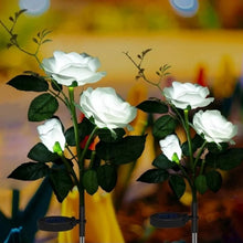 Solar Powered Decorative Garden Flower Lights Set of 2 - justgrabit.in | Just Grab It