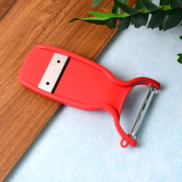 Supermom Swiss 2 - in - 1 Slicer & Peeler with Ultra Sharp Stainless Steel Blades - Justgrabit Inc.