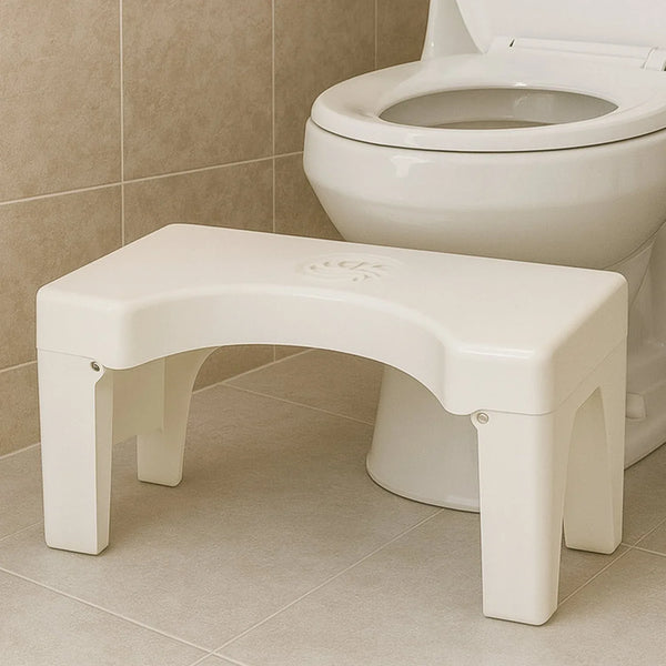 Plastic Non - Slip Folding Toilet Squat Stool - Justgrabit Inc.