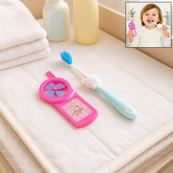 Kids Toothbrush and Fan Toy Set - justgrabit.in | Just Grab It