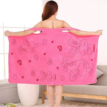 Soft & Absorbent Microfiber Bath Towel Wrap with Shoulder Straps (1 Pc) - justgrabit.in | Just Grab It