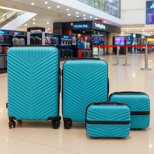 4 - in - 1 Luggage Set – Durable and Stylish Hard Shell Suitcase Set - justgrabit.in | Just Grab It