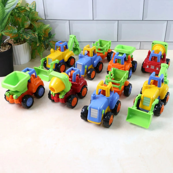 Funwoods Itsy Bitsy Construction Vehicle Toy Set for Kids - (8 Pc) - justgrabit.in | Just Grab It